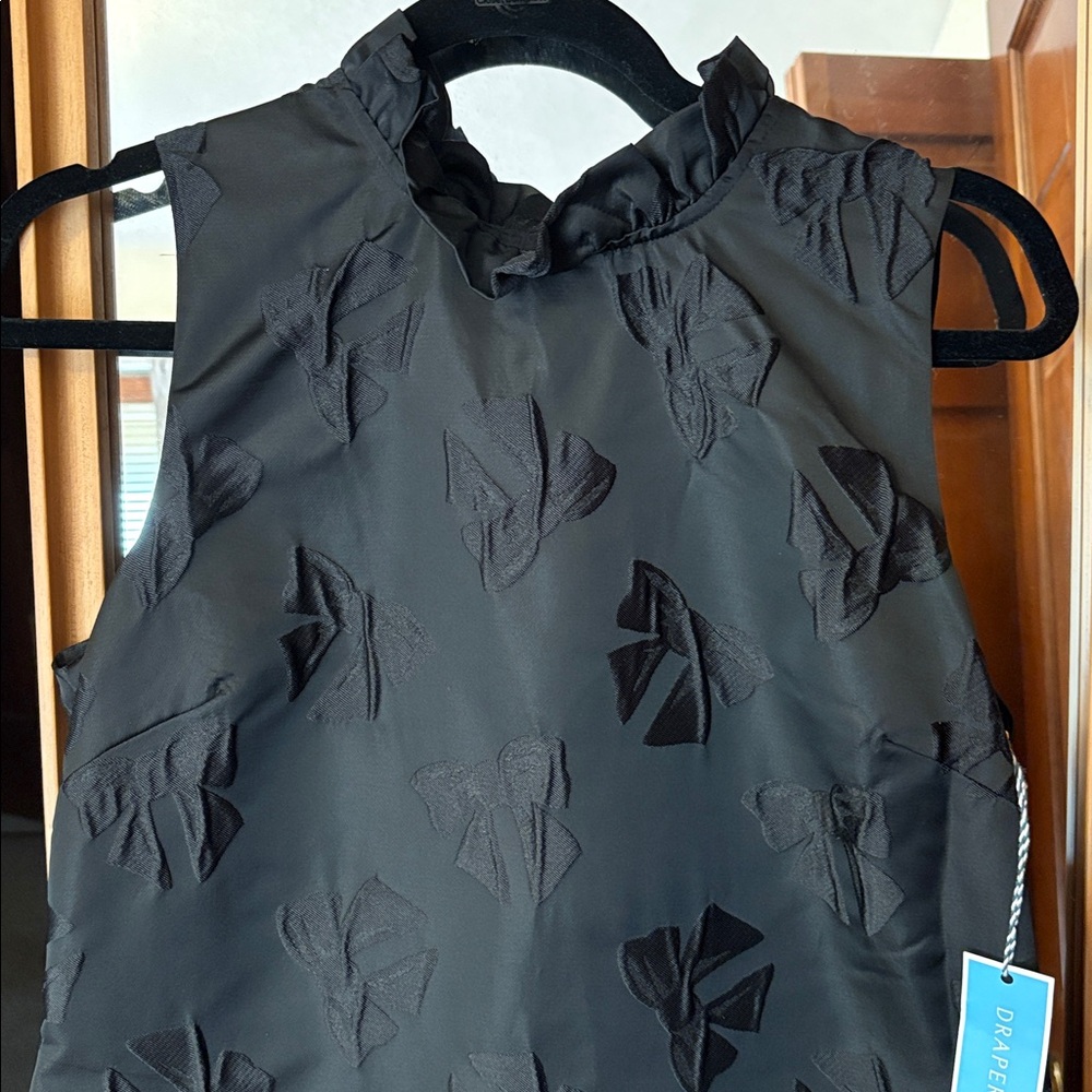 Draper James | Black Dress with Bow Accents - Picture 2 of 7
